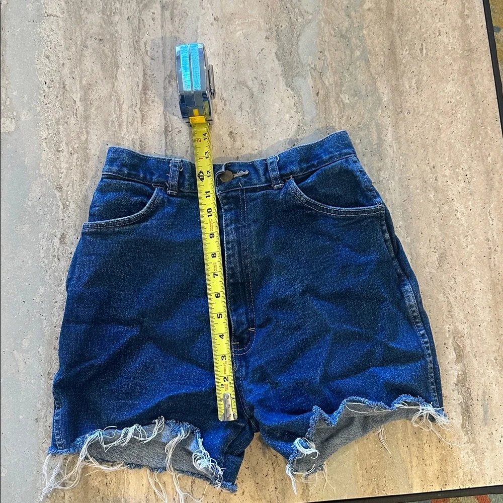 Glory Days Dark Blue Frayed‎ Shorts cut off high rise shorts size vintage 11/12